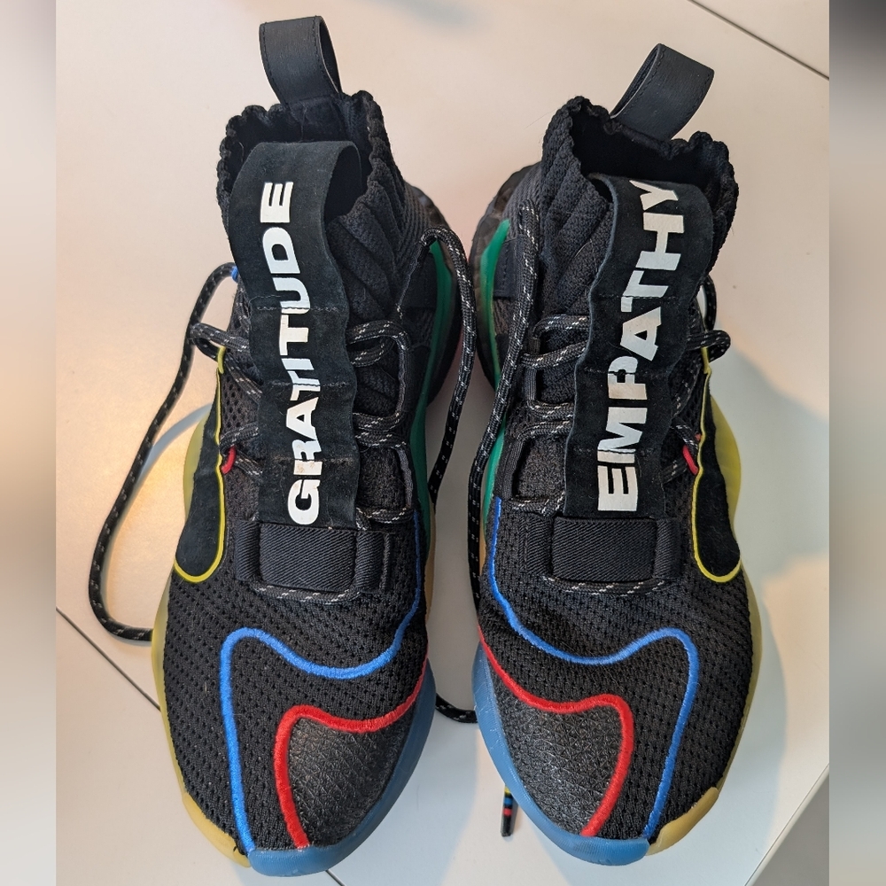 Pharrell Williams x Adidas Crazy BYW Lvl X "Gratitude + Empathy" men's Size 9